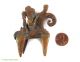 Kotoko Brass Horseman With Passenger Warrior Chad Africa Was $69.  00 Other African Antiques photo 1