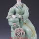 Chinese Porcelain Handmade Carved Beauty Pattern Statue Cx012 Figurines & Statues photo 2
