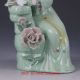 Chinese Porcelain Handmade Carved Beauty Pattern Statue Cx012 Figurines & Statues photo 3