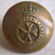 1875 - 1895 Royal Malta Militia Button Marked C Pitt & Co.  St.  Martins Lane London Buttons photo 1