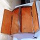 Vintage Wood Sewing Storage Box Flip Top 2 Lids Mending Tote Yarn Caddy W/handle Baskets & Boxes photo 9