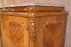 Muebles De Arte Carved & Inlaid Two Door Wardrobe W/fitted Interior & Marble Top 1900-1950 photo 3