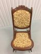 Antique Vintage Wooden Folding Rocker Rocking Chair Tapestry Victorian 1900-1950 photo 1