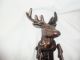 Large Cast Iron Deer / Elk Head Door Knocker Bronze Finish Door Bells & Knockers photo 4
