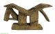 Dogon Headrest Zoomorphic Horse Encrusted Mali African Art Other African Antiques photo 2