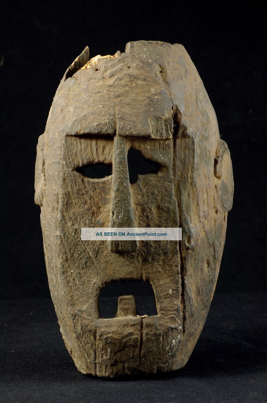 Old Selfstanding Atoni Mask - West Timor - Tribal Artifact Pacific Islands & Oceania photo
