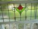 V - 507 Older & Large Transom Leaded Stained Glass Window From England 1900-1940 photo 2