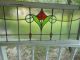 V - 507 Older & Large Transom Leaded Stained Glass Window From England 1900-1940 photo 7