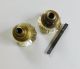 Vintage Crystal 12 Point Door Knobs Brass Spindle Rod Screws 2 Door Knobs & Handles photo 2