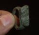 Roman Ancient Bronze Ring With Bust Of A Goddess - Circa 100 - 300 Ad - A243 Other Antiquities photo 1