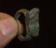 Roman Ancient Bronze Ring With Bust Of A Goddess - Circa 100 - 300 Ad - A243 Other Antiquities photo 2
