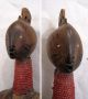 Vintage African Fertility Doll Beaded W/leather Shells Namchi Cameroon 1950s Sculptures & Statues photo 6