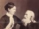 Phrenologist Orson Scott Fowler & Bride - Antique Vtg Phrenology Head Photo Other Medical Antiques photo 1
