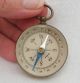 Vintage Brass Cased Compass Marked Foreign In Leather Case Marked Edinburgh Other Antique Science Equip photo 1