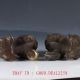 Old Chinese Bronze Hand Made Carved A Lions Statue （door - God) Ht107 Figurines & Statues photo 6
