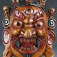 Old Ancient Chinese Nuo Opera Wood Mask,  (decorative Your Wall) Ep0262 Other Chinese Antiques photo 2