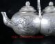 Chinese Silve Copper Handwork Carved Plum Teapot Bt039 Teapots photo 1