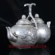Chinese Silve Copper Handwork Carved Plum Teapot Bt039 Teapots photo 3