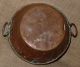Antique Hand Hammered Sm.  Copper Cooking Pot W/ Hammered Copper Handles Patina, Hearth Ware photo 5
