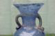 & Orig.  Antiquity Of A: Roman Glass Vase With Blue Colouring (bc Years) Roman photo 1