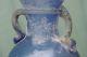 & Orig.  Antiquity Of A: Roman Glass Vase With Blue Colouring (bc Years) Roman photo 6