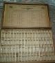 3 Ea.  Antique Watchmakers / Drawer Cabinets W / Glass Mini - Bottles 1900-1950 photo 1