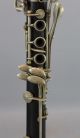 19thc Antique French Thibouville - Cabart Paris Rosewood Clarinet Instrument,  Nr Wind photo 6