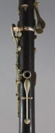 19thc Antique French Thibouville - Cabart Paris Rosewood Clarinet Instrument,  Nr Wind photo 7