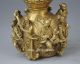 Chinese Taoism Eight Immortals Buddha Statue Pure Brass Copper Calabash Gourd Other Chinese Antiques photo 1