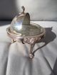 Vintage F B Rogers 1883 273 Silver Butter Dish Footed Bowl With Lid Silverplate photo 2