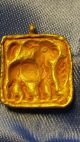 Persian Pure Solid Gold Horse Pendant Very Rare Roman photo 1