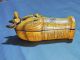 A Pharaonic Egyptian Antique,  A Coffin And A Mummy Inside Egyptian photo 3