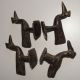 4 African Bronze Birds Goldweight Akan Ashanti Ghana Burkina Gan Statue Antique Sculptures & Statues photo 7