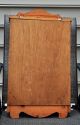 Vintage Rustic Solid Wood Wire Inset Door Wall Hanging Cabinet 1900-1950 photo 3