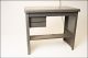 Vintage Industrial Desk Gray Office Student Computer Metal Apartment Cole Steel Post-1950 photo 6