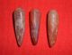 (3) Select Tapered Sahara Neolithic Stone Plugs,  Prehistoric African Artifacts Neolithic & Paleolithic photo 1