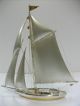 The Sailboat Of Silver950 Of Japan.  150g/ 5.  28oz.  A Japanese Antique. Other Antique Sterling Silver photo 10