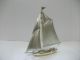 The Sailboat Of Silver950 Of Japan.  150g/ 5.  28oz.  A Japanese Antique. Other Antique Sterling Silver photo 1
