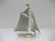 The Sailboat Of Silver950 Of Japan.  150g/ 5.  28oz.  A Japanese Antique. Other Antique Sterling Silver photo 2