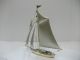 The Sailboat Of Silver950 Of Japan.  150g/ 5.  28oz.  A Japanese Antique. Other Antique Sterling Silver photo 3