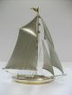 The Sailboat Of Silver950 Of Japan.  150g/ 5.  28oz.  A Japanese Antique. Other Antique Sterling Silver photo 6