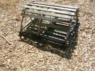 We Ship For Cary777 Maine Round Wood Lobster Trap photo