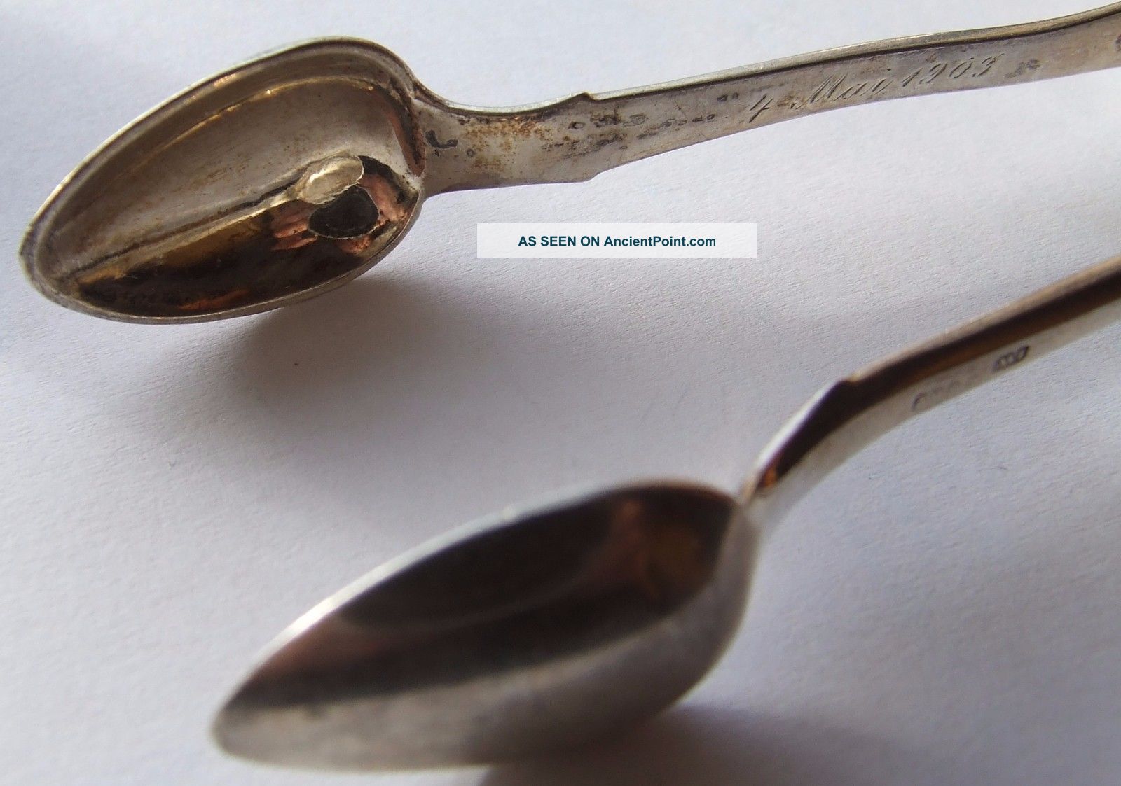 Solid Silver Sugar Tongs Russia Russland St. Petersburg 1862 Johan