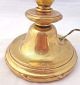 Antique Edwardian Brass Candlestick Shape Table Lamp Base 1900 - 1920 12 3/4 In Edwardian (1901-1910) photo 4