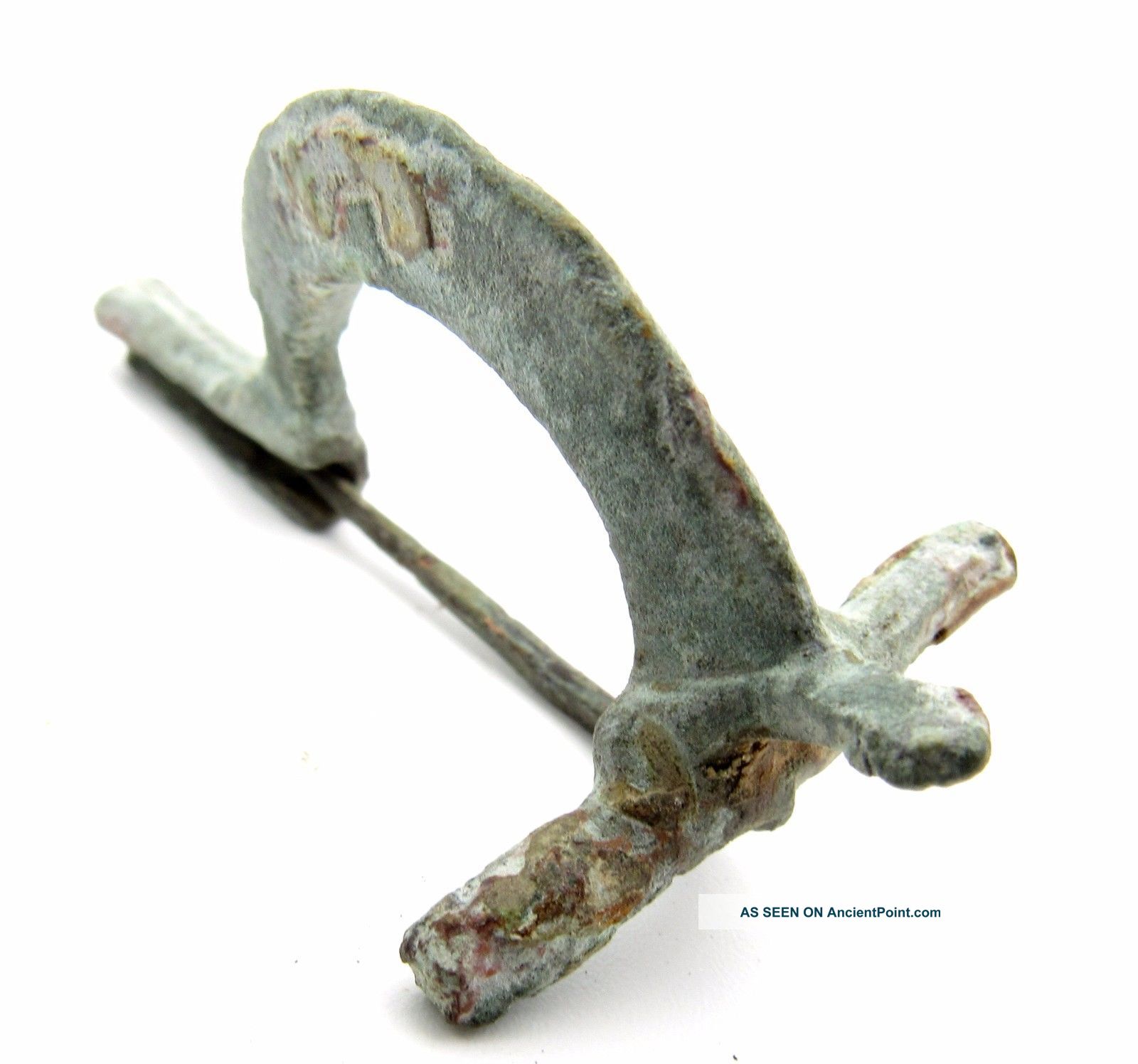 Roman Bronze Bow Type Brooch/fibula - Ancient Historic Artifact Stunning - J22 Roman photo