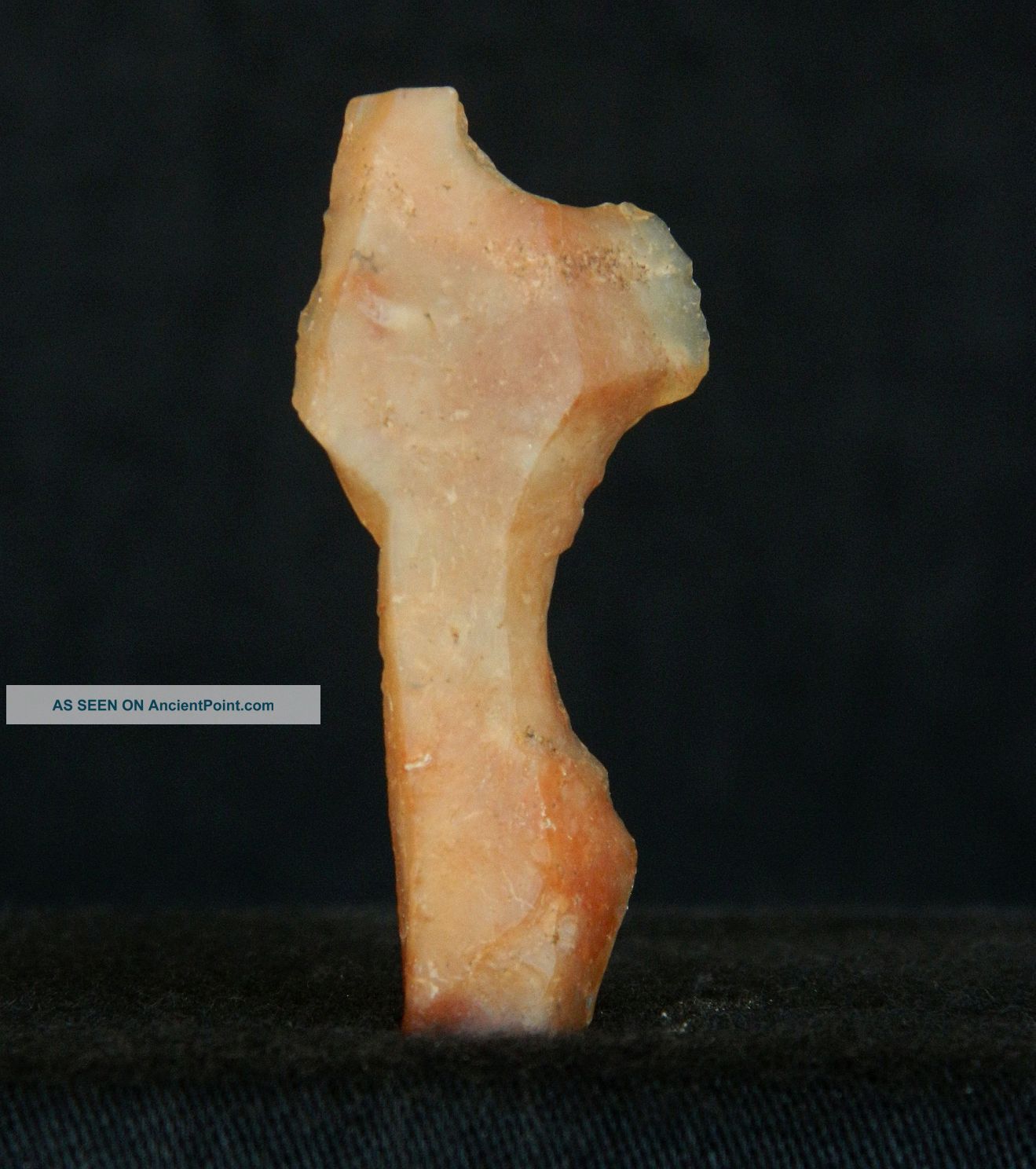 Saharian Upper Paleolithic - Flint Strangled Blade - 48 Mm Long Neolithic & Paleolithic photo