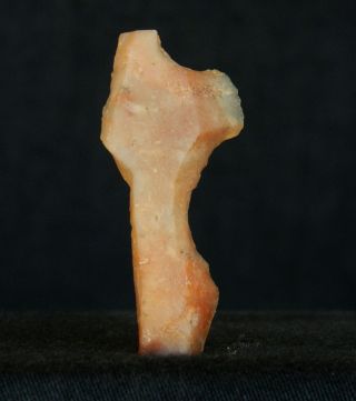 Saharian Upper Paleolithic - Flint Strangled Blade - 48 Mm Long photo