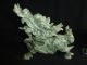Oriental Natural Jade Hand Carved Foo Dog - Dragon And Carrage Statue Figurines & Statues photo 2