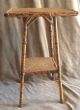 Victorian Circa 1860 English Colonial Bamboo & Cane Side Table 1800-1899 photo 1