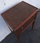 Early 1900s Burl Walnut Nightstand End Table Side Table 8196 1900-1950 photo 8